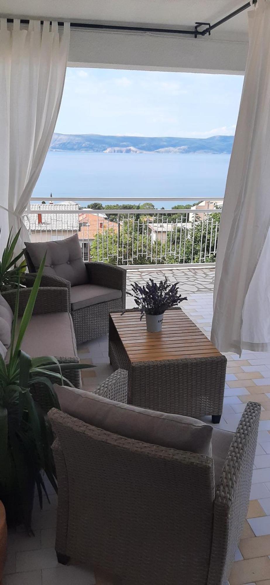 Апартаменти Nina Seaview Новий Винодольський Екстер'єр фото
